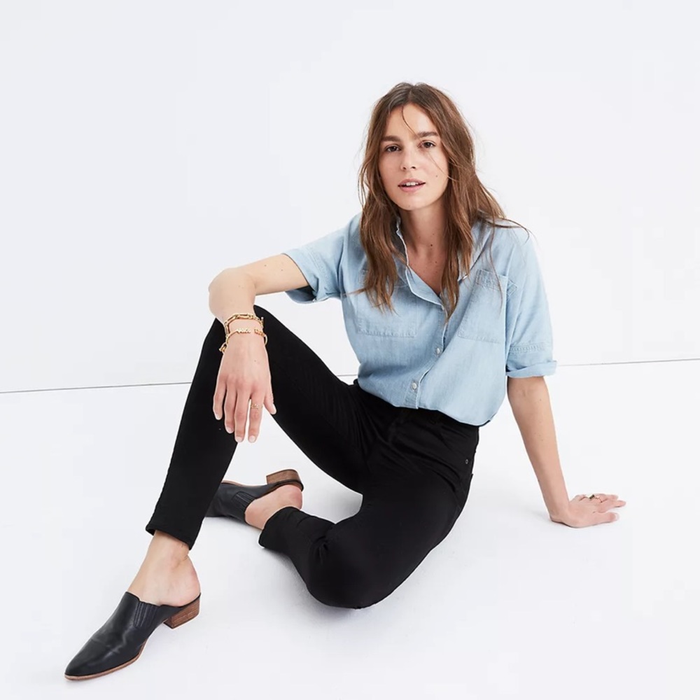 MADEWELL BLACK SKINNEY JEANS